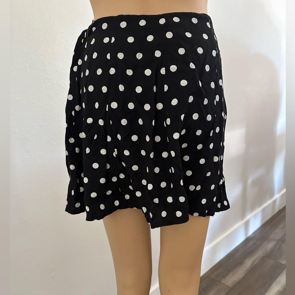 90's Vintage BORN IN AMERICA Polka Dot Skirt y2k size 7/8 made in USA